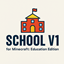 School V1 for Minecraft:Education Edition logo