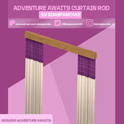 Adventure Awaits Curtains Rod logo