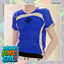 Boy's Athletic Compression Fit Training Crew Neck Shirt logo