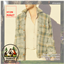 Layered Shirt Plaid Button-Up Jacket logo