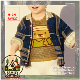Toddler's Open Plaid Longsleeve Shirt logo