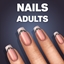 Long Square Nail Bat French Tips logo