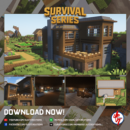 Survival Log Cabin House #86 (Achievements On) project image