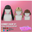 Kimmy Infant Toddler Child Hair V1 with ribbons logo