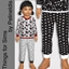 Toddler 50s Diner Matching Pajamas Pants logo
