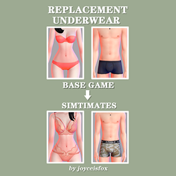 Simtimates Default Replacement Underwear project image