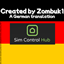 Sim Control Hub German Translation logo