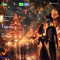 Main Menu Background Day of the Dead celebration 2