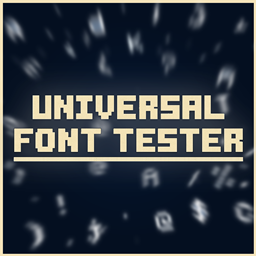 Universal Font Tester logo
