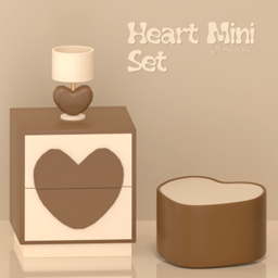 Emdoescc | Kids room Heart mini set logo