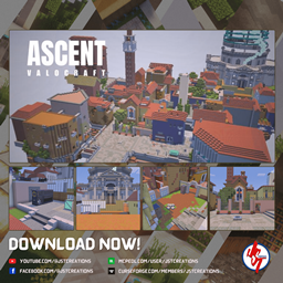 Valocraft Ascent (Valorant Inspired Map) logo