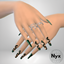 Metallic nails set 126 logo