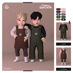 Overall + Overall Dress - Corduroy Infant Collection