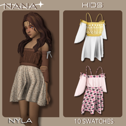 NANA7 - (Nyla) Loose dress for kids