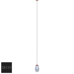 [Requires Mesh] Torrance Ceiling Lamp With Curved Cylindrical Glass Tall logo