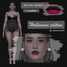 Halloween edition lipstick M01 logo