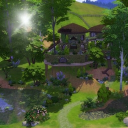 LOTS - Fairy cottage homestead logo