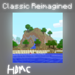 Minecraft Classic Reimagined 11 (Retextured Gen 5) logo