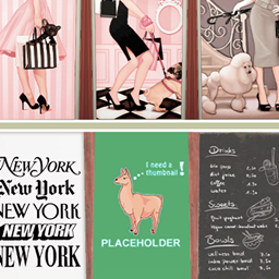 Collection Vintage  -Ad panels logo