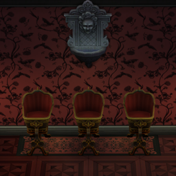 Vampire Triplets Nursery in Red logo