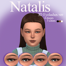 Eyelashes 3D N09 for kidsⁿᵃᵗᵃˡⁱˢ logo