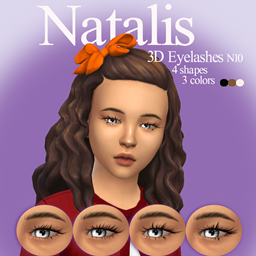 Eyelashes 3D N10 for kidsⁿᵃᵗᵃˡⁱˢ project image