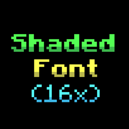 Shaded Font (16x) logo