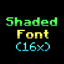 Shaded Font (16x) logo