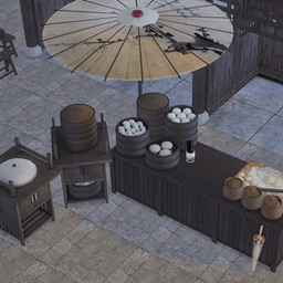 Ancient Chinese Marketplace Set | Russian translation logo