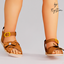 Toddler Sandals With Bow And Diamonds logo