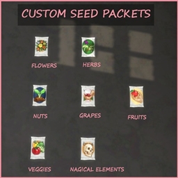 icemunmun CUSTOM SEED PACKETS / translation spanish by Monisims