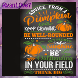 Pumpkin Advice Chalkboard Sign project image