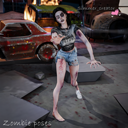 Zombie poses