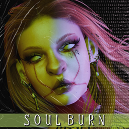 Soul Burn Face Stitches logo
