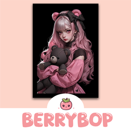 Kawaii Kids Wall Art Collection # 7 - BerryBop logo