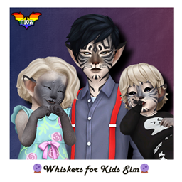 Whiskers for Kids Sim logo