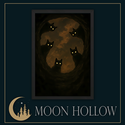 Goth Animals Collection # 2 - MoonHollow logo