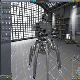 Spider Reaper Mech walker logo