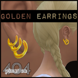 Gold earrings project image