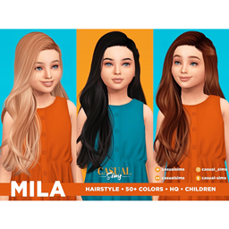 Casual Sims - Mila Hairstyle Children project image