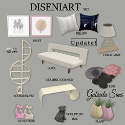 Diseniart Reading corner set_Update