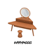 MUJI _ dressing set logo