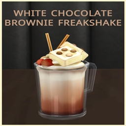 White Chocolate Brownie Freakshake Recipe By icemunmun | Chinese Translation