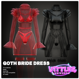 Goth Bride Dress logo