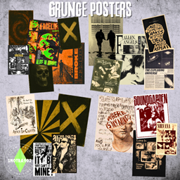 Grunge Posters Art logo