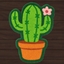 Kawaii Cactus Rug logo