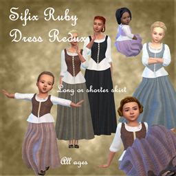 Sifix Ruby Dress Redux - The Sims 4 Create a Sim - CurseForge