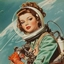 Space Girl Pinups logo
