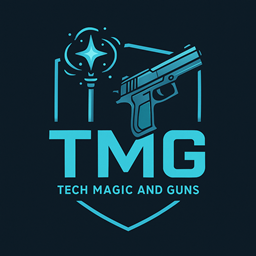 Tech Magic and Guns (TMG) logo