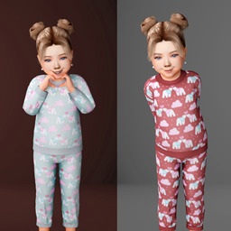 Children's bright pajamas logo
